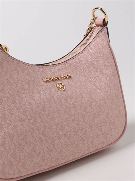 michael kors pink shoulder bags